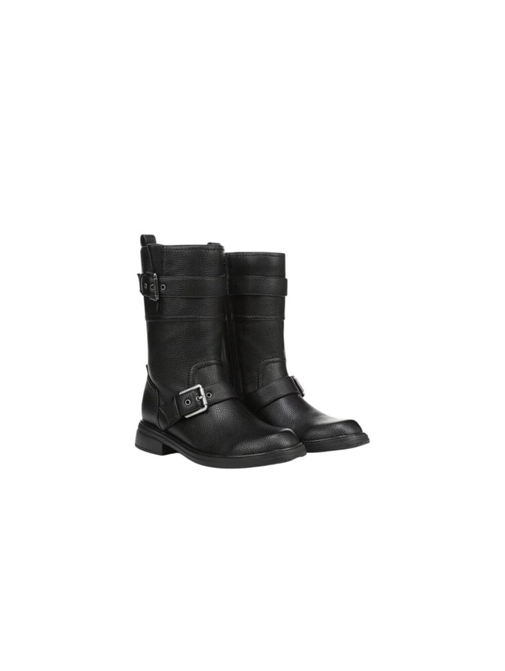 Naturalized Women's Latoya Steel Gray Moto Boots Size 7.5
